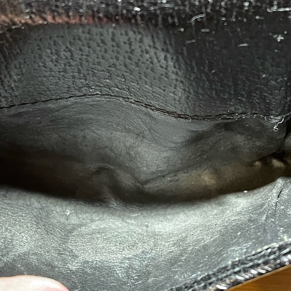 GUCCI GG Logo Plate Canvas Leather Card Bil Wallet Medium Monogram - Picture 7 of 10